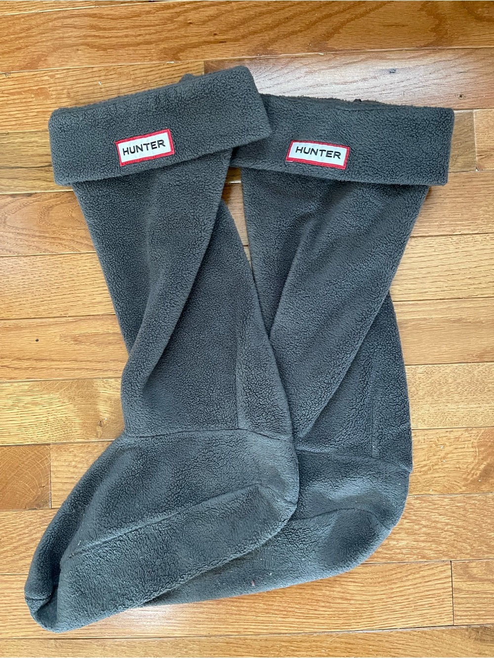 Hunter Fleece Boot Socks — Charcoal